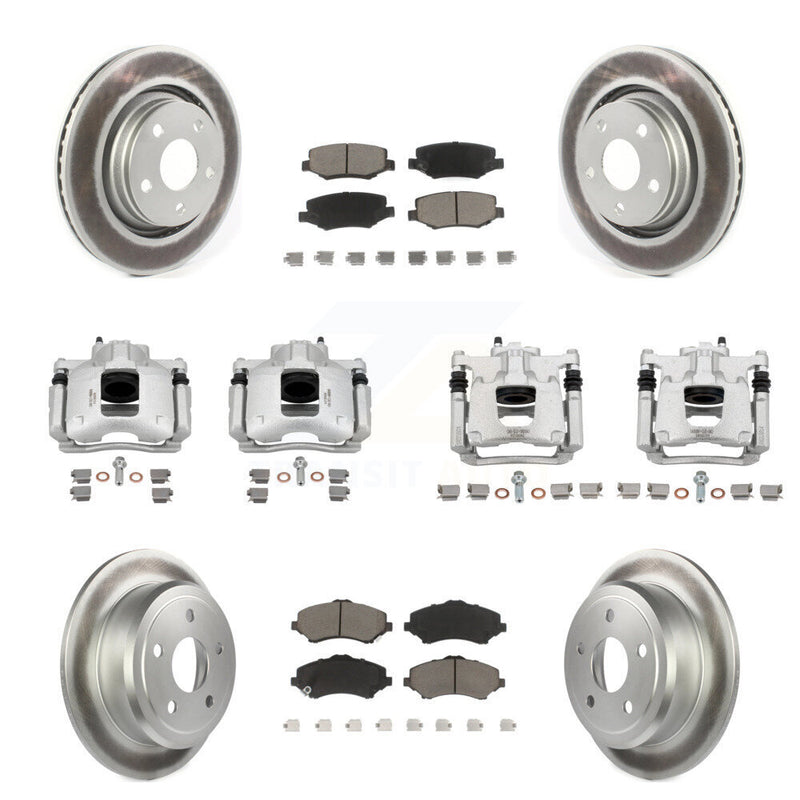 Transit Auto KCG-101114C Disc Brake Kit for 2013-2016 Jeep Wrangler - Front and Rear product image