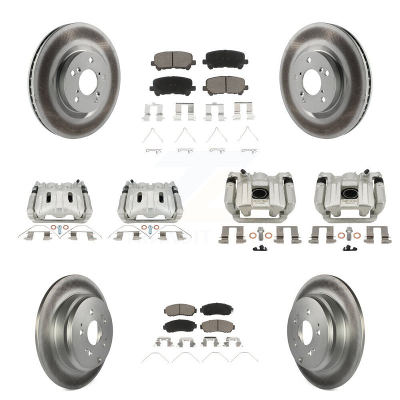 Transit Auto KCG-101116C Disc Brake Kit for 2011-2014 Honda Odyssey - Front and Rear product image