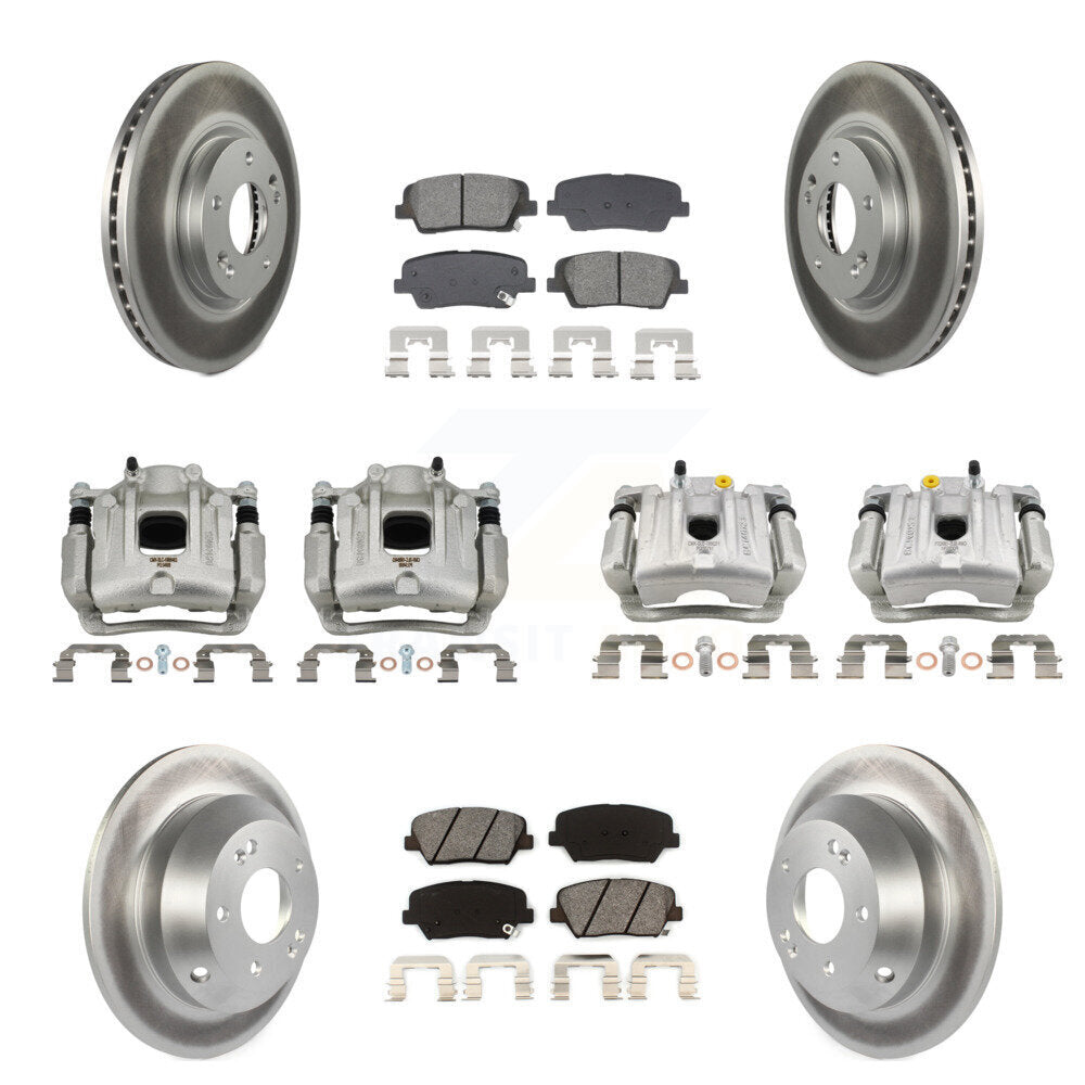 Transit Auto KCG-101116S Disc Brake Kit for 2010-2013 Kia Sorento, Hyundai Santa Fe - Front and Rear product image