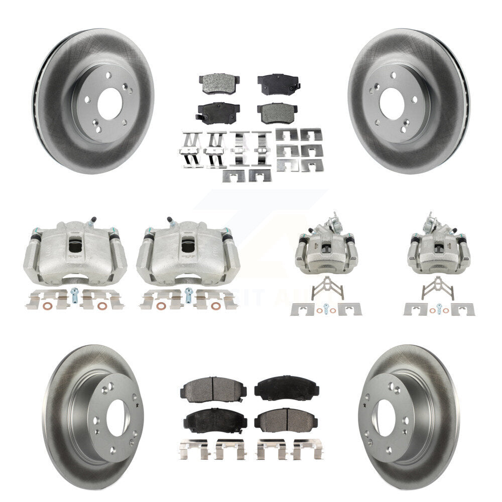 Transit Auto KCG-101116T Disc Brake Kit for 2003-2008 Honda Accord, Acura TSX - Front and Rear product image