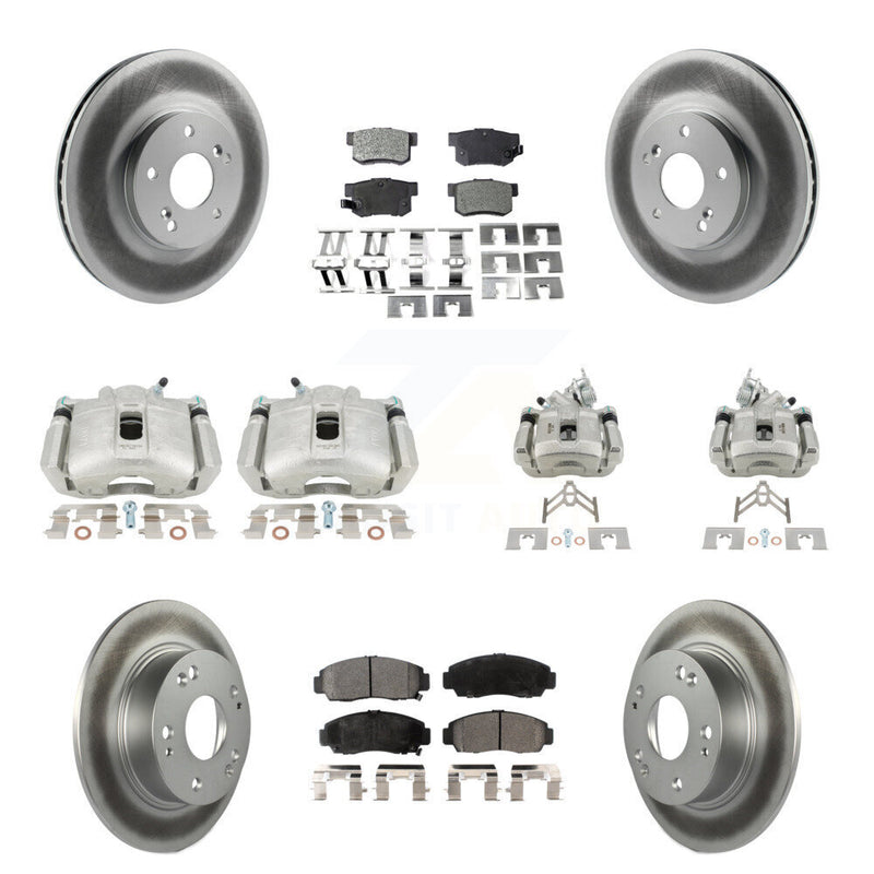 Transit Auto KCG-101116T Disc Brake Kit for 2003-2008 Honda Accord, Acura TSX - Front and Rear product image