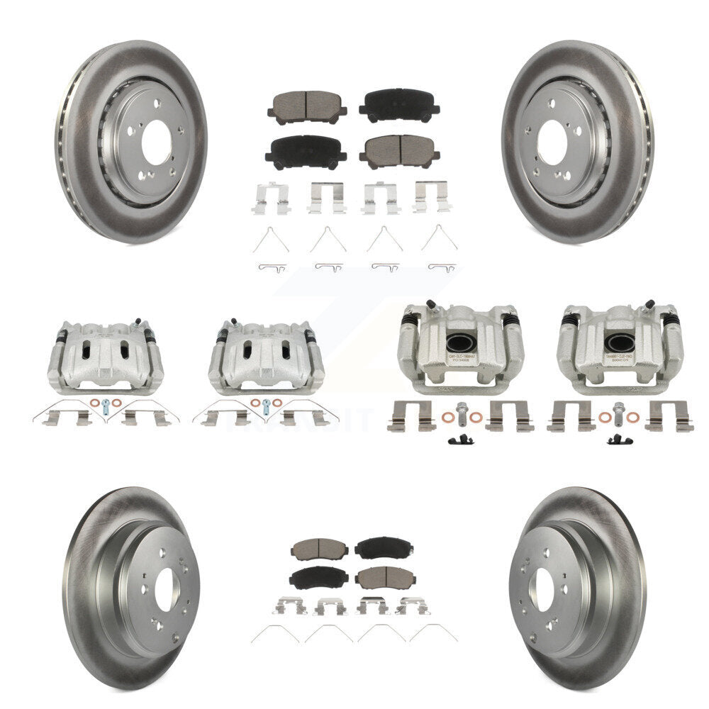Transit Auto KCG-101117C Disc Brake Kit for 2015-2017 Honda Odyssey - Front and Rear product image