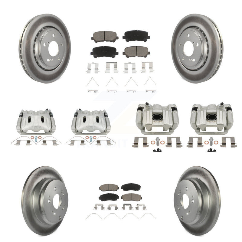 Transit Auto KCG-101117C Disc Brake Kit for 2015-2017 Honda Odyssey - Front and Rear product image
