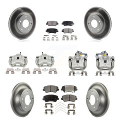 Transit Auto KCG-101117P Disc Brake Kit for 2016-2017 Kia Forte Koup, Hyundai Elantra GT - Front and Rear product image