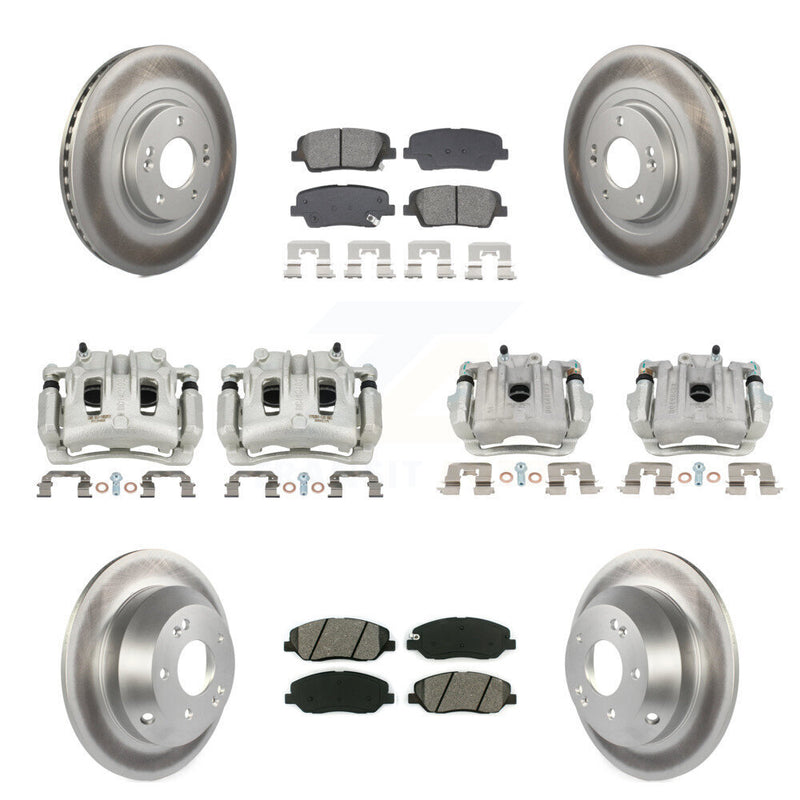Transit Auto KCG-101117S Disc Brake Kit for 2013-2016 Hyundai Santa Fe, Hyundai Santa Fe XL - Front and Rear product image
