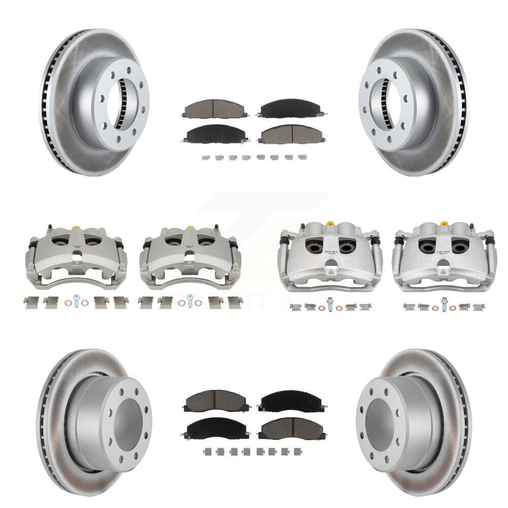 Transit Auto KCG-101118C Disc Brake Kit for 2009-2018 Ram 2500, Ram 3500, Dodge Ram 2500 & more - Front and Rear product image