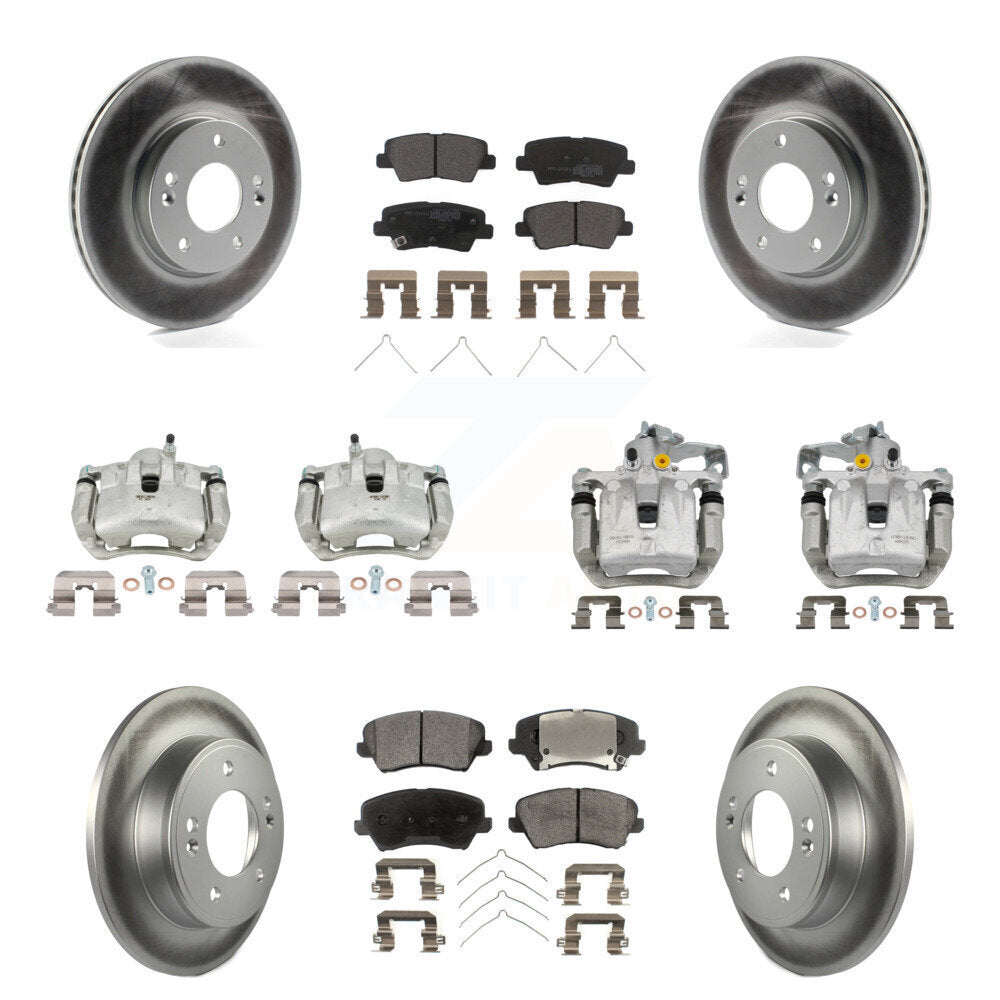 Transit Auto KCG-101119P Disc Brake Kit for 2016-2018 Hyundai Elantra GT, Kia Forte, Kia Forte5 & more - Front and Rear product image