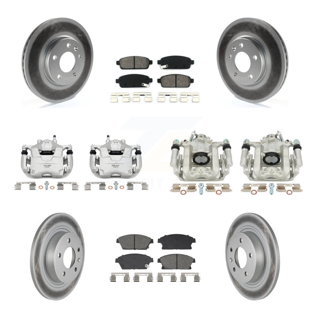 Transit Auto KCG-101119S Disc Brake Kit for 2011-2015 Chevrolet Cruze, Chevrolet Orlando, Chevrolet Volt - Front and Rear product image