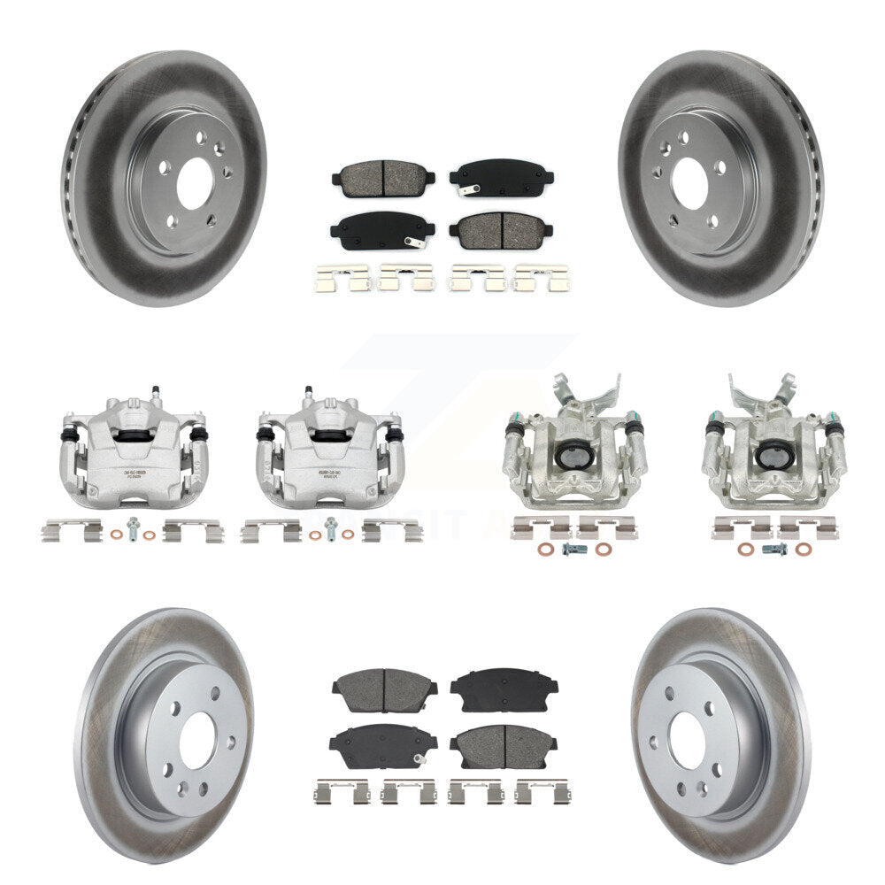 Transit Auto KCG-101120S Disc Brake Kit for 2013-2017 Buick Encore, Chevrolet Trax - Front and Rear product image