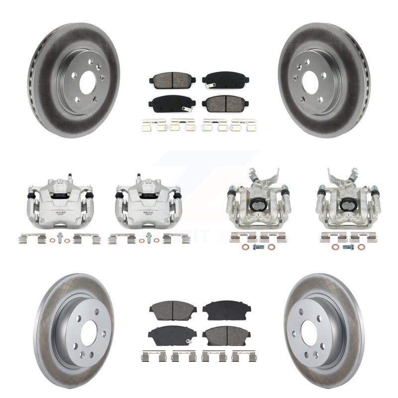 Transit Auto KCG-101120S Disc Brake Kit for 2013-2017 Buick Encore, Chevrolet Trax - Front and Rear product image