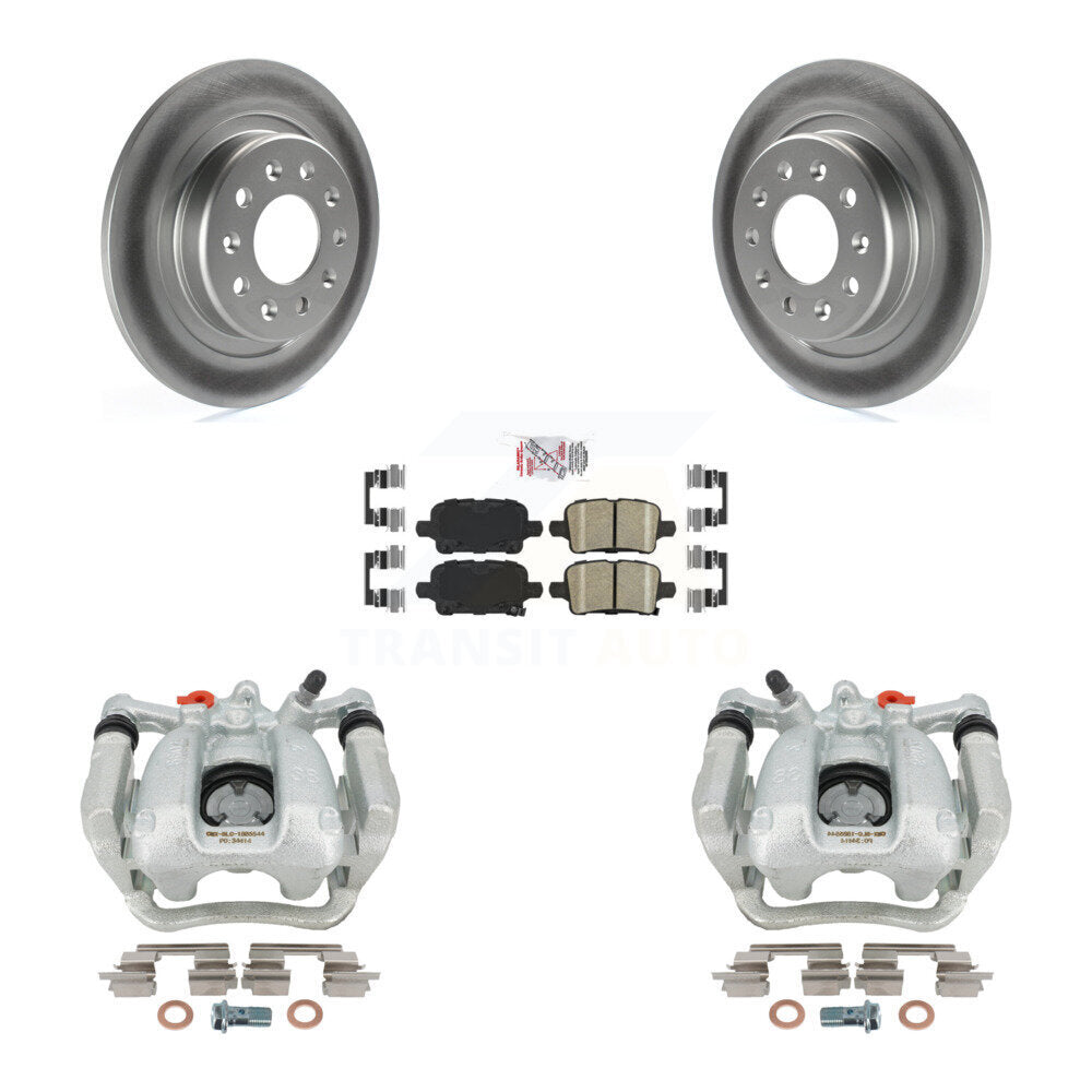 Transit Auto KCG-101128N Disc Brake Kit for 2016-2019 Chevrolet Equinox, GMC Terrain, Chevrolet Malibu - Rear product image