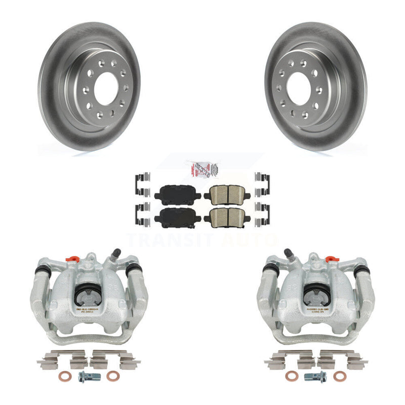 Transit Auto KCG-101128N Disc Brake Kit for 2016-2019 Chevrolet Equinox, GMC Terrain, Chevrolet Malibu - Rear product image