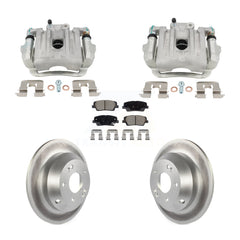 Transit Auto KCG-101129C Disc Brake Kit for 2010-2016 Kia Sorento, Hyundai Santa Fe, Hyundai Santa Fe Sport & more - Rear product image