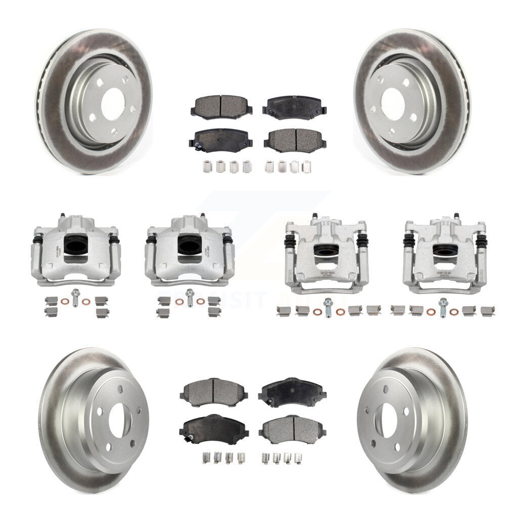 Transit Auto KCG-101134P Disc Brake Kit for 2013-2016 Jeep Wrangler - Front and Rear product image
