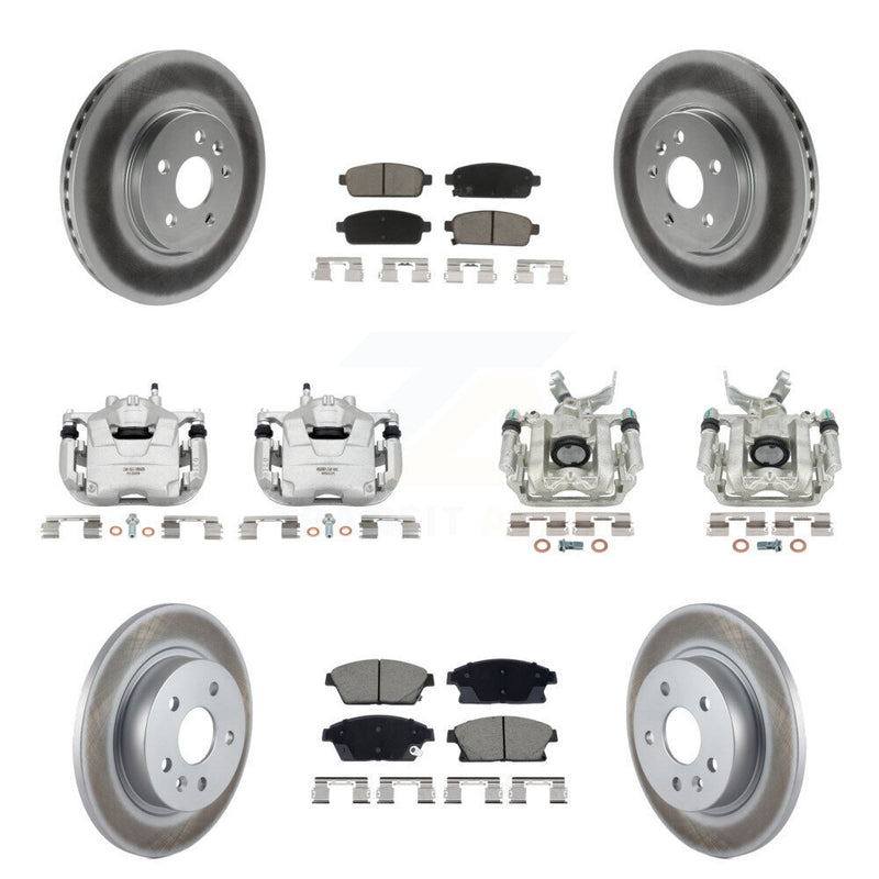 Transit Auto KCG-101135C Disc Brake Kit for 2013-2017 Buick Encore, Chevrolet Trax - Front and Rear product image
