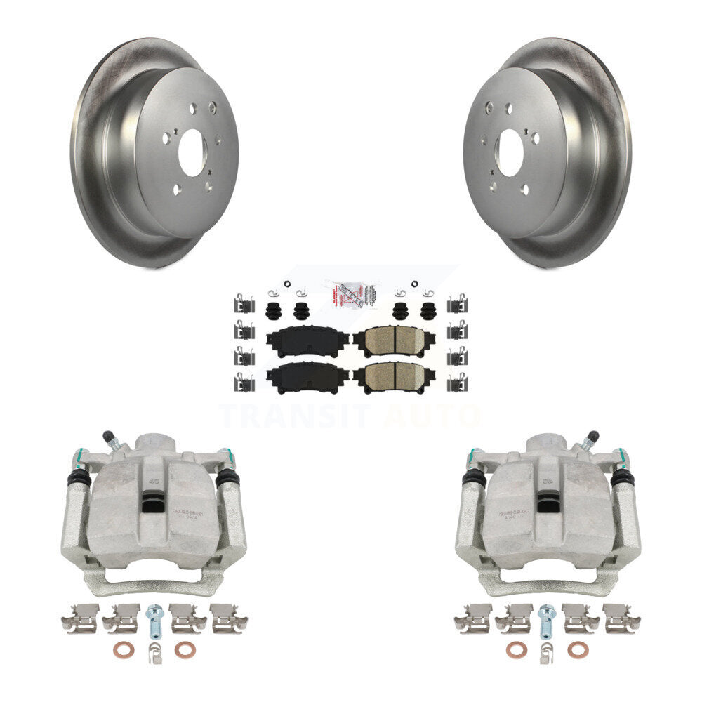 Transit Auto KCG-101137N Disc Brake Kit for 2012-2020 Toyota Highlander, Lexus RX350, Lexus RX450h & more - Rear product image