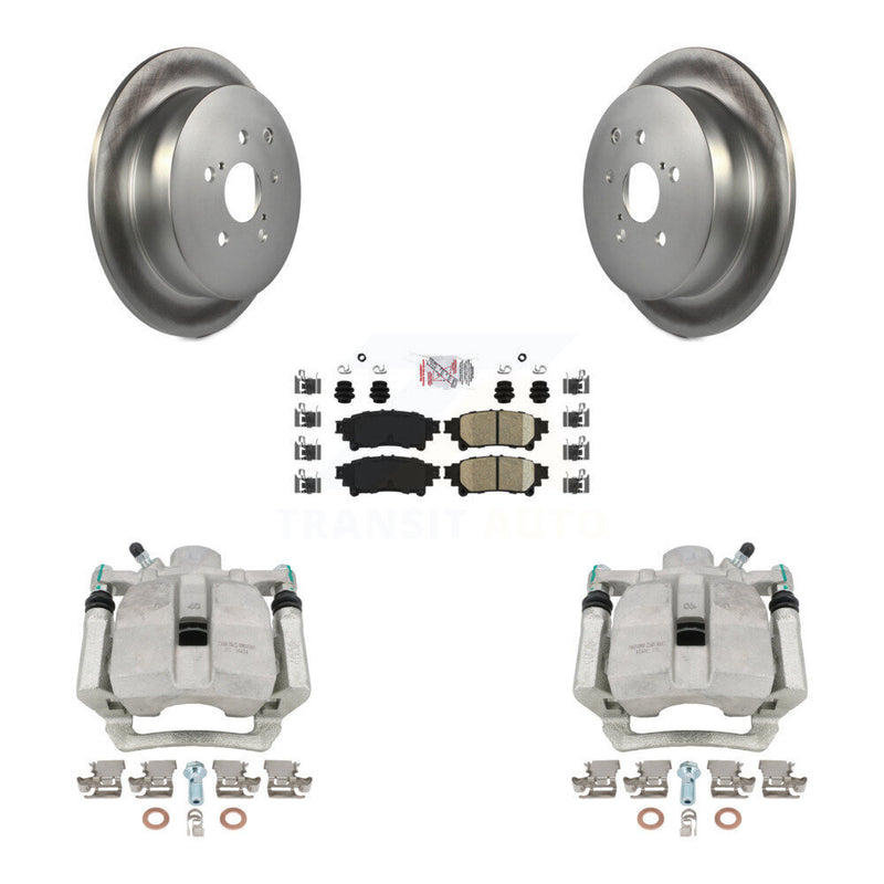 Transit Auto KCG-101137N Disc Brake Kit for 2012-2020 Toyota Highlander, Lexus RX350, Lexus RX450h & more - Rear product image