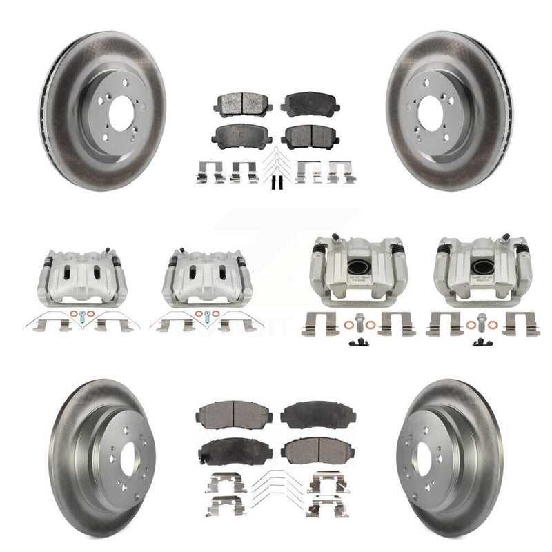 Transit Auto KCG-101137P Disc Brake Kit for 2011-2014 Honda Odyssey - Front and Rear product image
