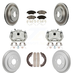 Transit Auto KCG-101137S Disc Brake Kit for 2013 Honda Fit - Front and Rear product image