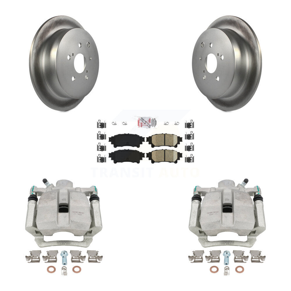 Transit Auto KCG-101138N Disc Brake Kit for 2012-2020 Toyota Highlander, Lexus RX350, Lexus RX450h & more - Rear product image