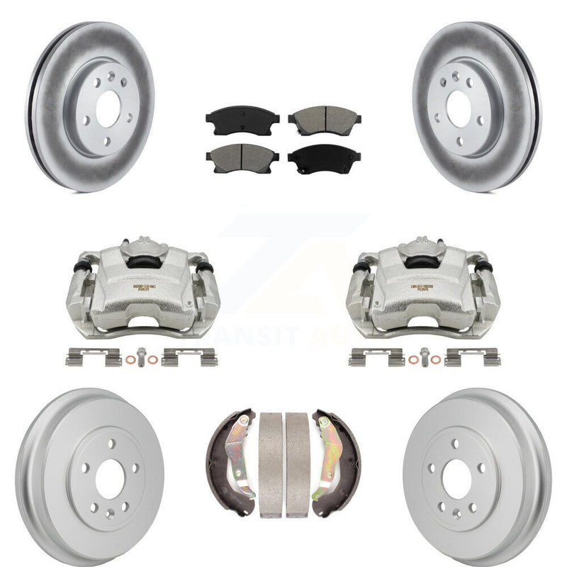 Transit Auto KCG-101138S Disc Brake Kit for 2012-2017 Chevrolet Sonic - Front and Rear product image