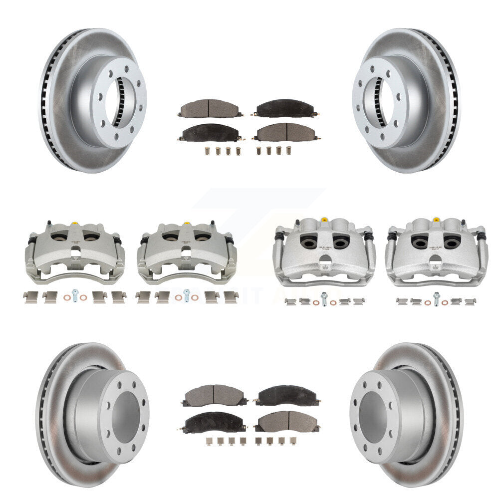 Transit Auto KCG-101142T Disc Brake Kit for 2009-2018 Ram 2500, Ram 3500, Dodge Ram 2500 & more - Front and Rear product image