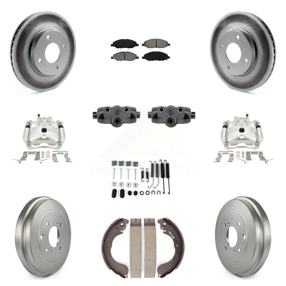 Transit Auto KCG-101148S Disc Brake Kit for 2008 Nissan Versa - Front and Rear product image