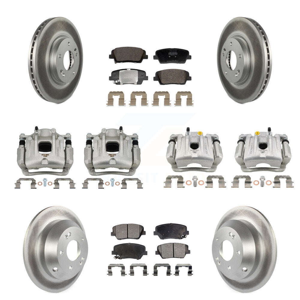 Transit Auto KCG-101149P Disc Brake Kit for 2010-2013 Kia Sorento, Hyundai Santa Fe - Front and Rear product image