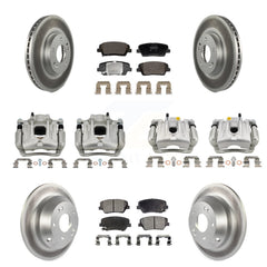 Transit Auto KCG-101149P Disc Brake Kit for 2010-2013 Kia Sorento, Hyundai Santa Fe - Front and Rear product image