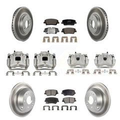 Transit Auto KCG-101150P Disc Brake Kit for 2010-2013 Kia Sorento, Hyundai Santa Fe - Front and Rear product image