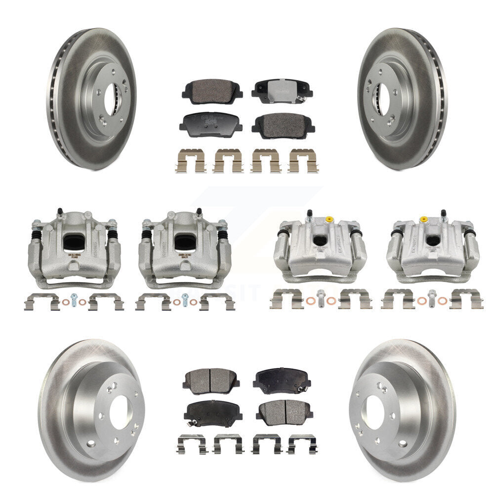 Transit Auto KCG-101152T Disc Brake Kit for 2010-2013 Kia Sorento, Hyundai Santa Fe - Front and Rear product image