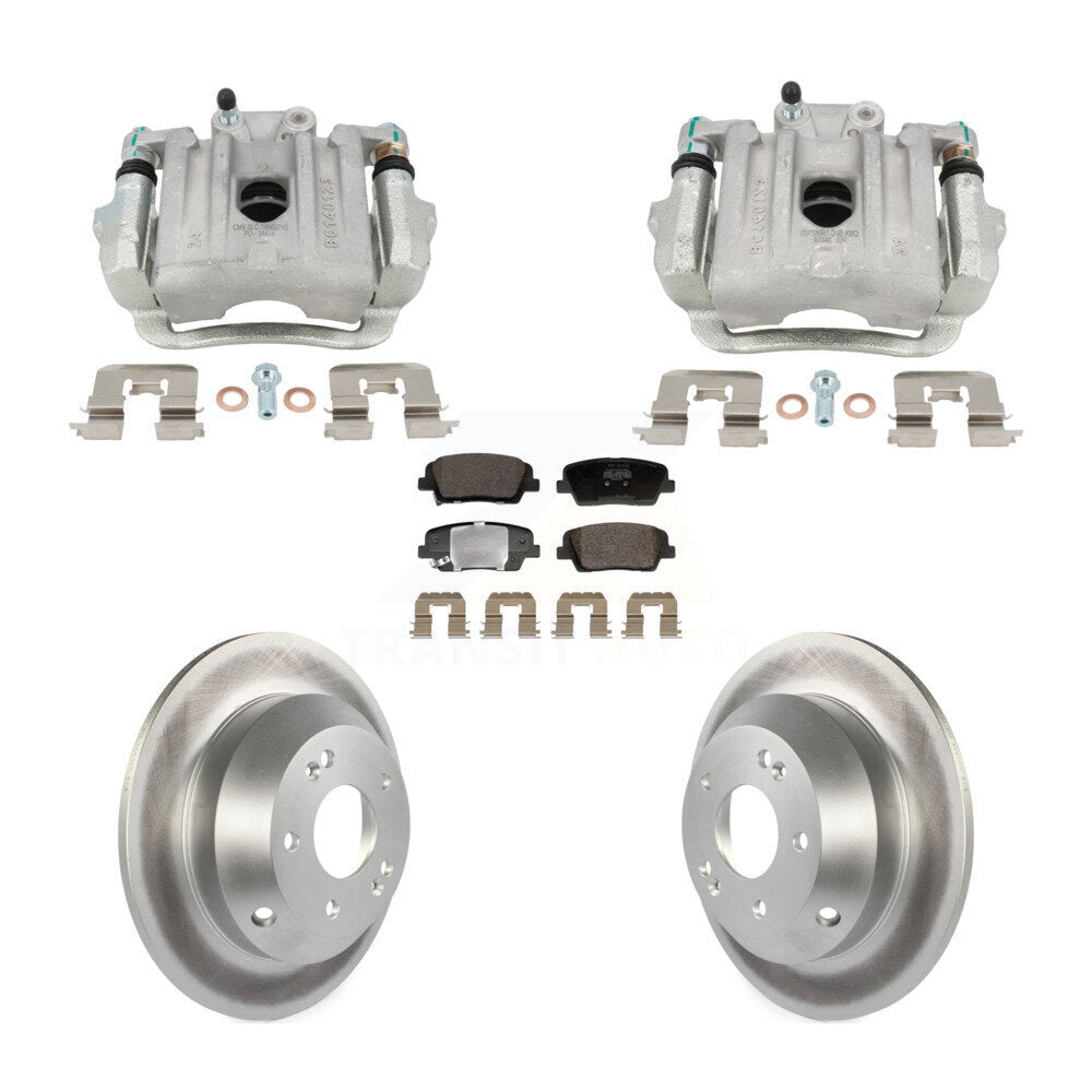 Transit Auto KCG-101154P Disc Brake Kit for 2010-2016 Kia Sorento, Hyundai Santa Fe, Hyundai Santa Fe Sport & more - Rear product image