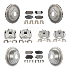 Transit Auto KCG-101154T Disc Brake Kit for 2013-2016 Hyundai Santa Fe Sport - Front and Rear product image