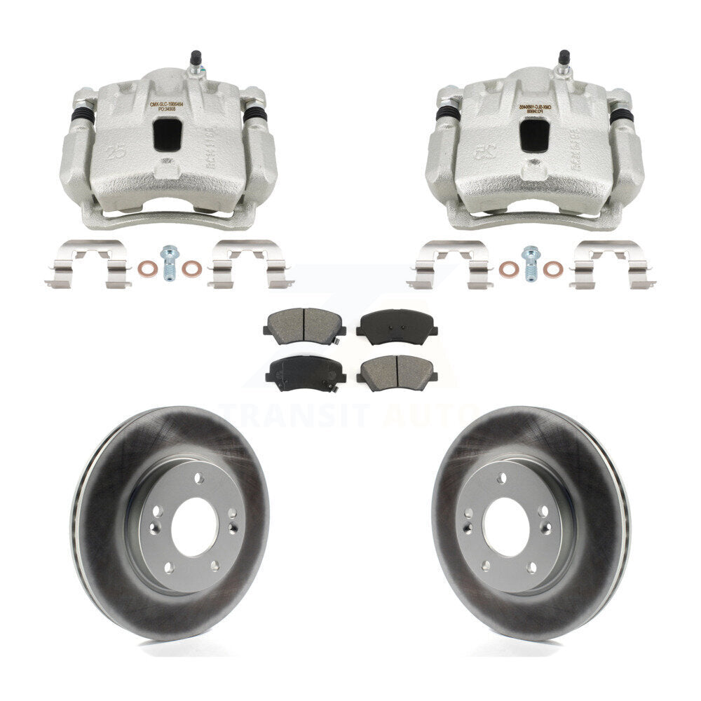 Transit Auto KCG-101155S Disc Brake Kit for 2013-2016 Hyundai Elantra, Hyundai Elantra Coupe - Front product image