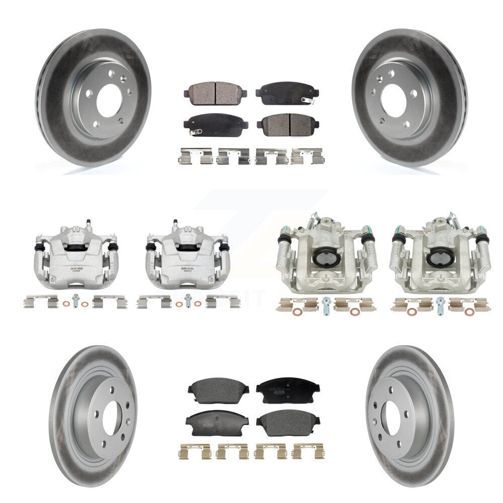 Transit Auto KCG-101155T Disc Brake Kit for 2011-2015 Chevrolet Cruze, Chevrolet Orlando, Chevrolet Volt - Front and Rear product image