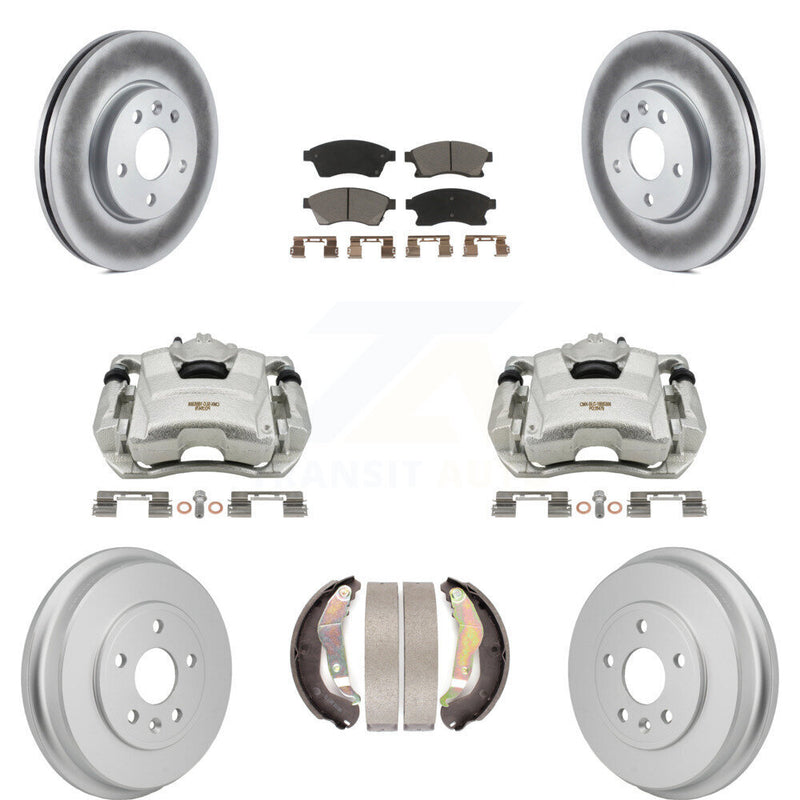 Transit Auto KCG-101156C Disc Brake Kit for 2012-2017 Chevrolet Sonic - Front and Rear product image