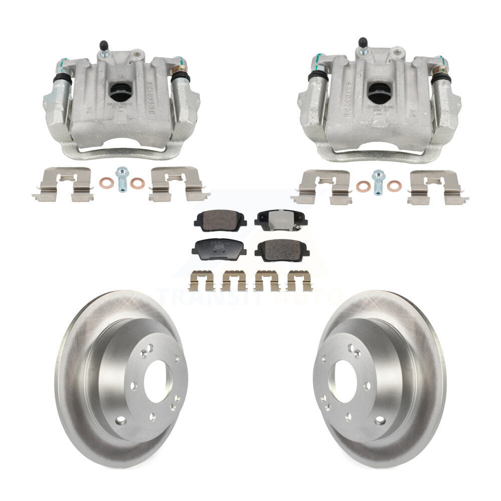 Transit Auto KCG-101157T Disc Brake Kit for 2010-2016 Kia Sorento, Hyundai Santa Fe, Hyundai Santa Fe Sport & more - Rear product image