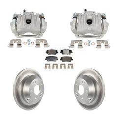 Transit Auto KCG-101157T Disc Brake Kit for 2010-2016 Kia Sorento, Hyundai Santa Fe, Hyundai Santa Fe Sport & more - Rear product image