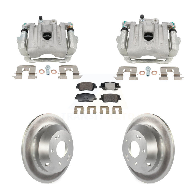 Transit Auto KCG-101157T Disc Brake Kit for 2010-2016 Kia Sorento, Hyundai Santa Fe, Hyundai Santa Fe Sport & more - Rear product image