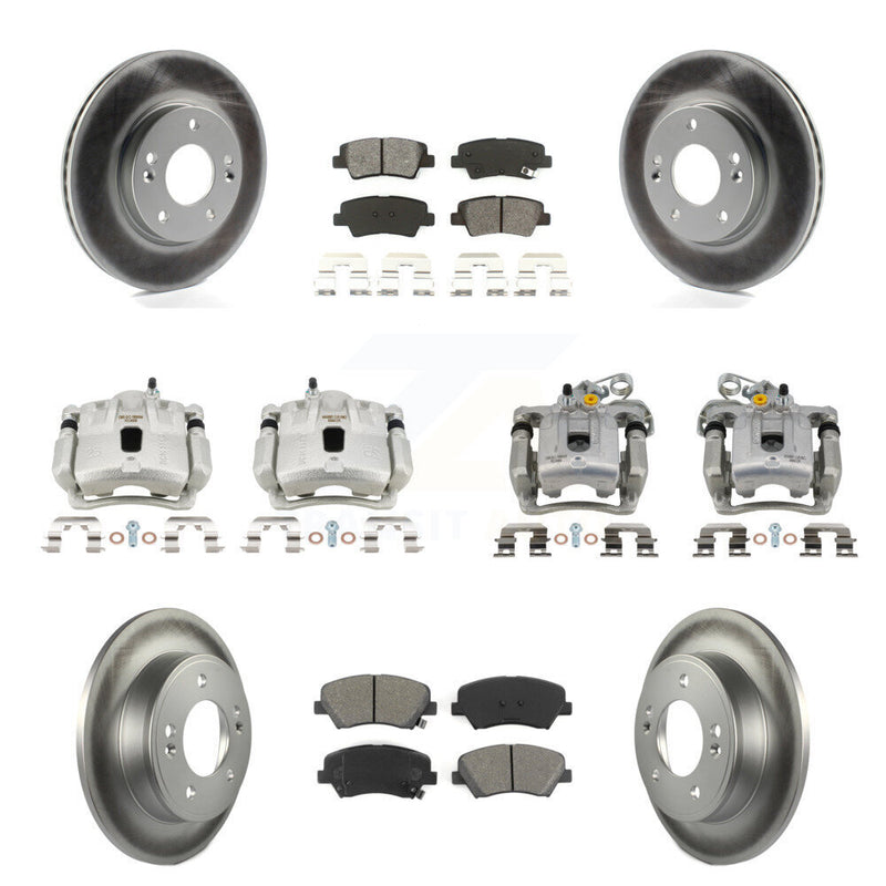 Transit Auto KCG-101158S Disc Brake Kit for 2013-2016 Hyundai Elantra, Hyundai Elantra Coupe - Front and Rear product image