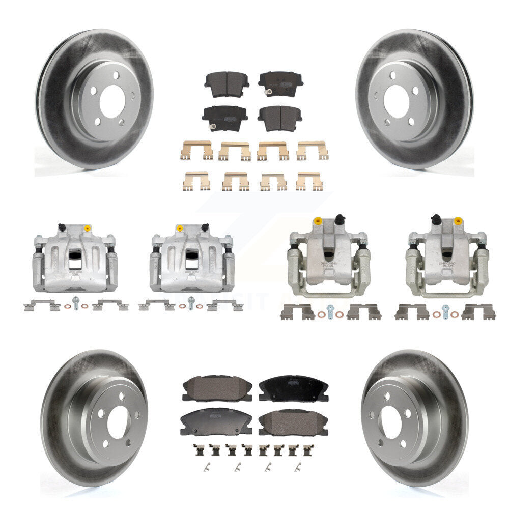 Transit Auto KCG-101161P Disc Brake Kit for 2014 Dodge Charger - Front and Rear product image