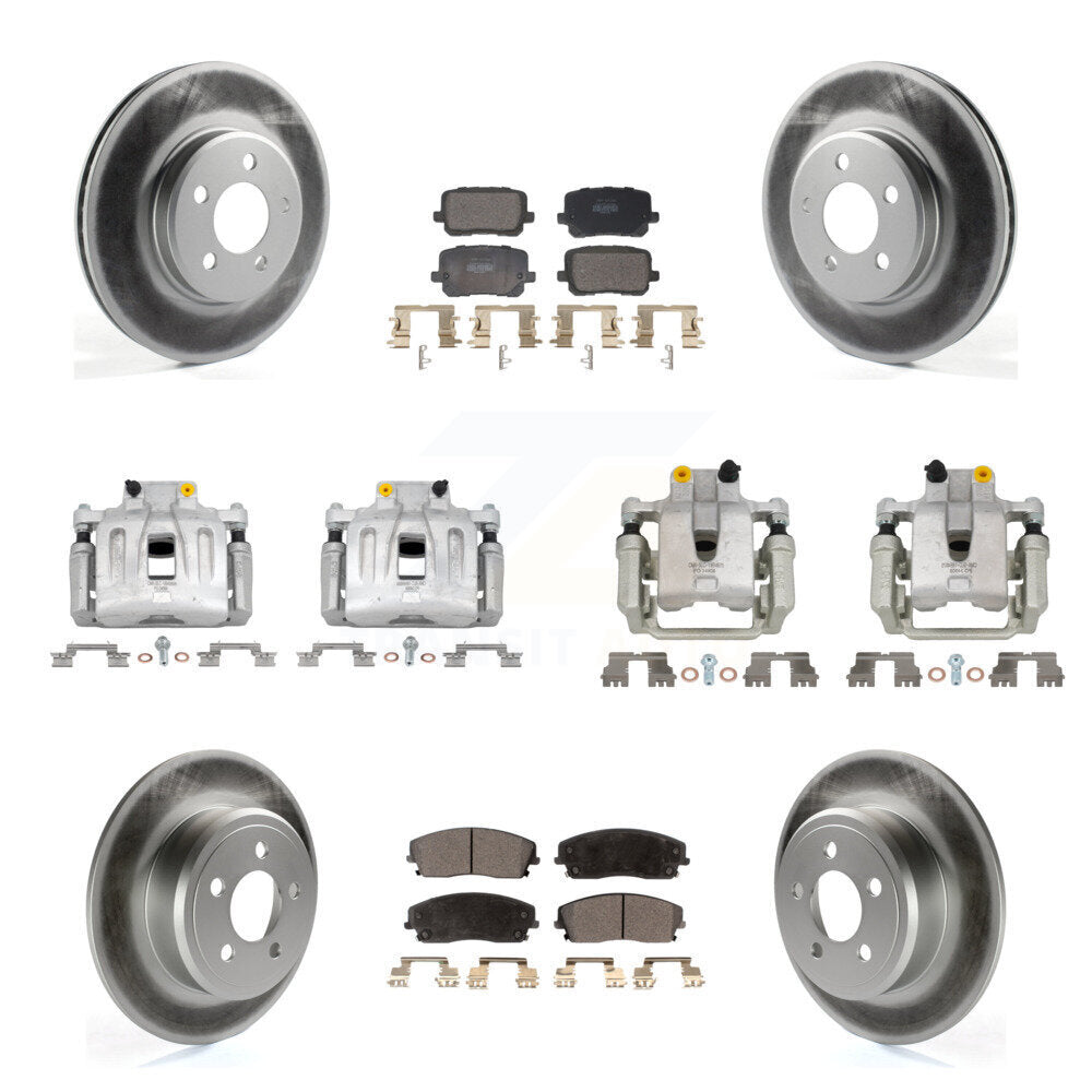 Transit Auto KCG-101163P Disc Brake Kit for 2014 Dodge Charger - Front and Rear product image