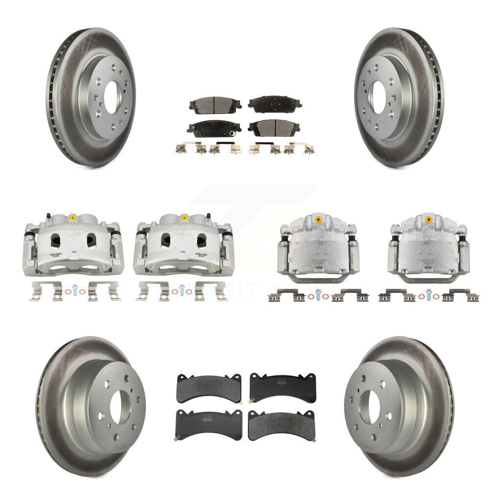Transit Auto KCG-101164P Disc Brake Kit for 2014-2020 Chevrolet Suburban, Cadillac Escalade, Cadillac Escalade ESV & more - Front and Rear product image