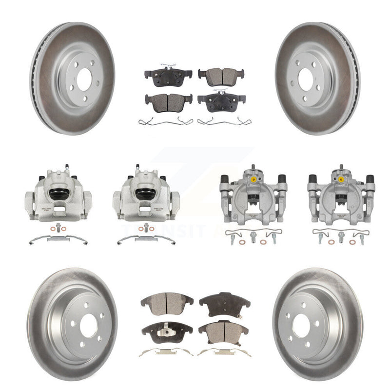 Transit Auto KCG-101165T Disc Brake Kit for 2017-2020 Lincoln MKZ - Front and Rear product image