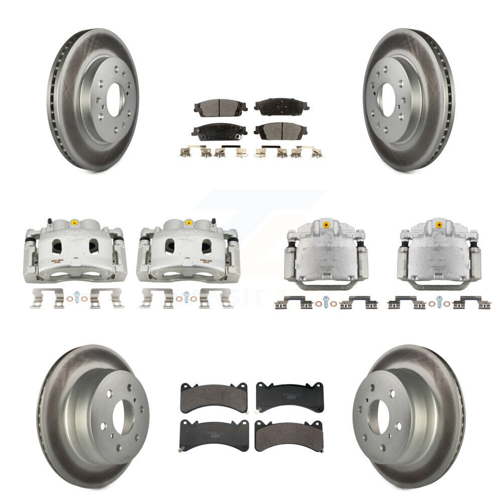 Transit Auto KCG-101166T Disc Brake Kit for 2014-2020 Chevrolet Suburban, Cadillac Escalade, Cadillac Escalade ESV & more - Front and Rear product image