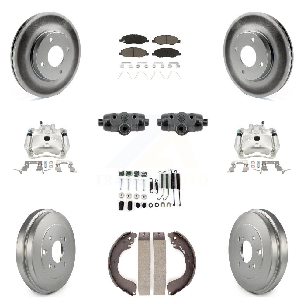Transit Auto KCG-101167C Disc Brake Kit for 2008 Nissan Versa - Front and Rear product image