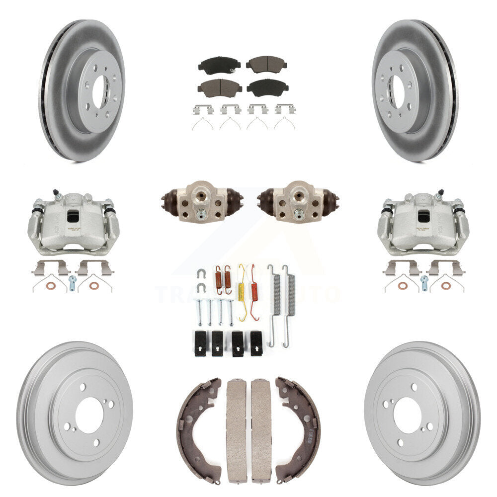Transit Auto KCG-101168C Disc Brake Kit for 2015-2019 Honda Fit - Front and Rear product image