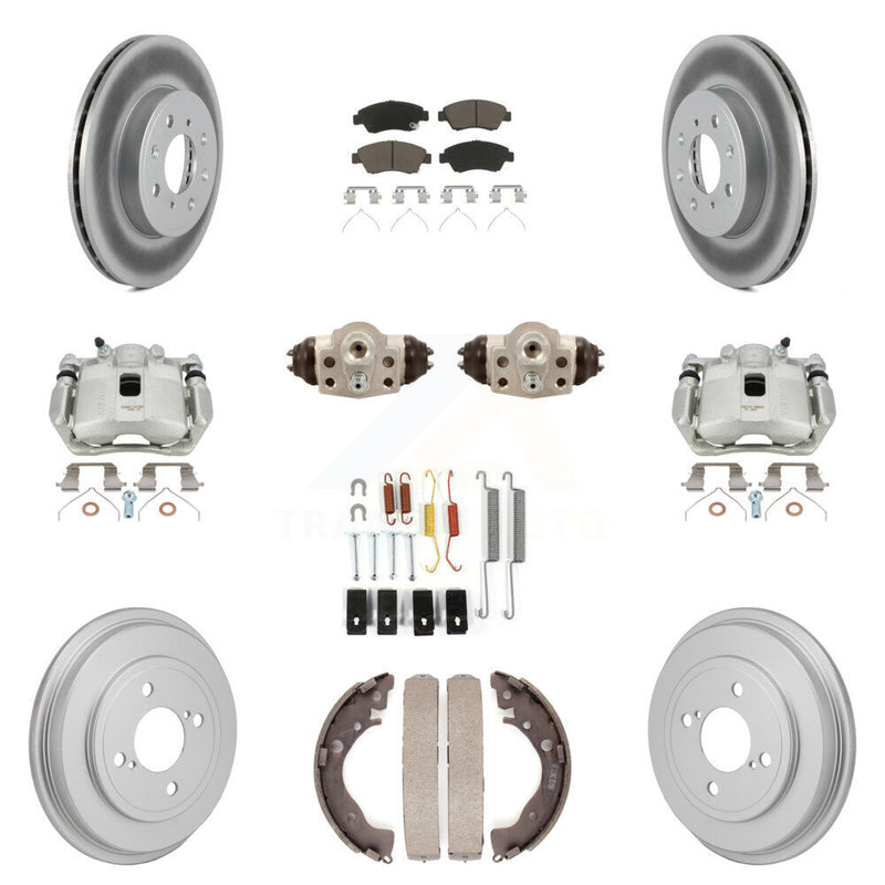 Transit Auto KCG-101168C Disc Brake Kit for 2015-2019 Honda Fit - Front and Rear product image