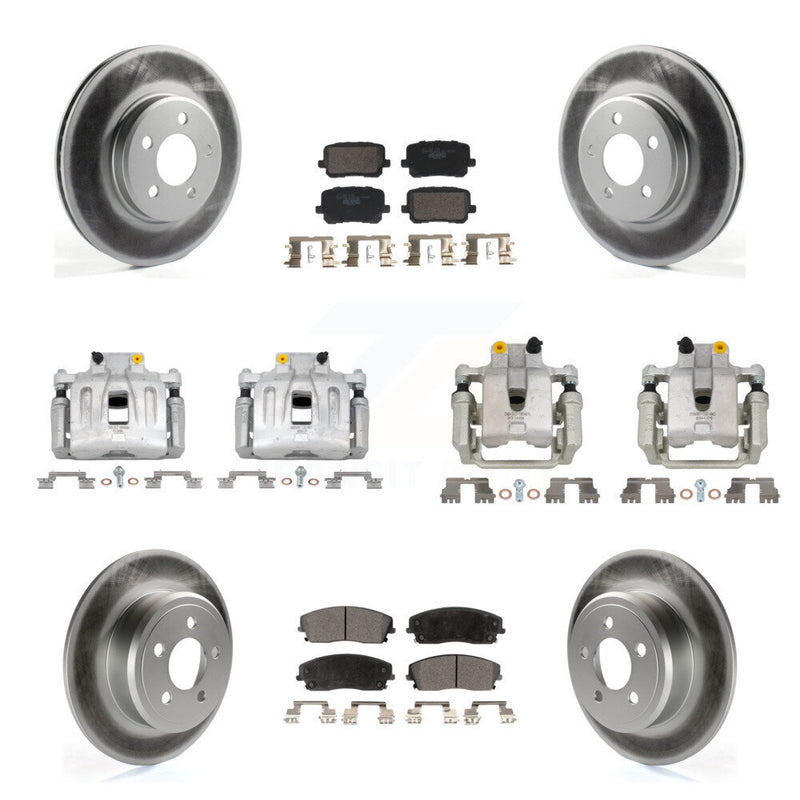 Transit Auto KCG-101168T Disc Brake Kit for 2014 Dodge Charger - Front and Rear product image