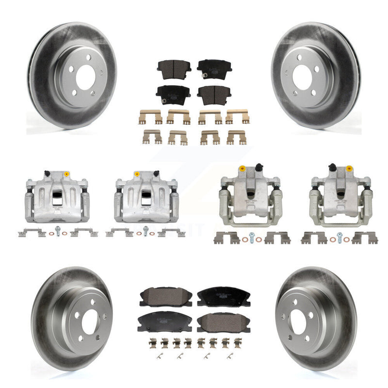 Transit Auto KCG-101169T Disc Brake Kit for 2014 Dodge Charger - Front and Rear product image